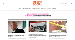 Desktop Screenshot of mexicosocial.org