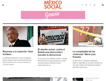 Tablet Screenshot of mexicosocial.org